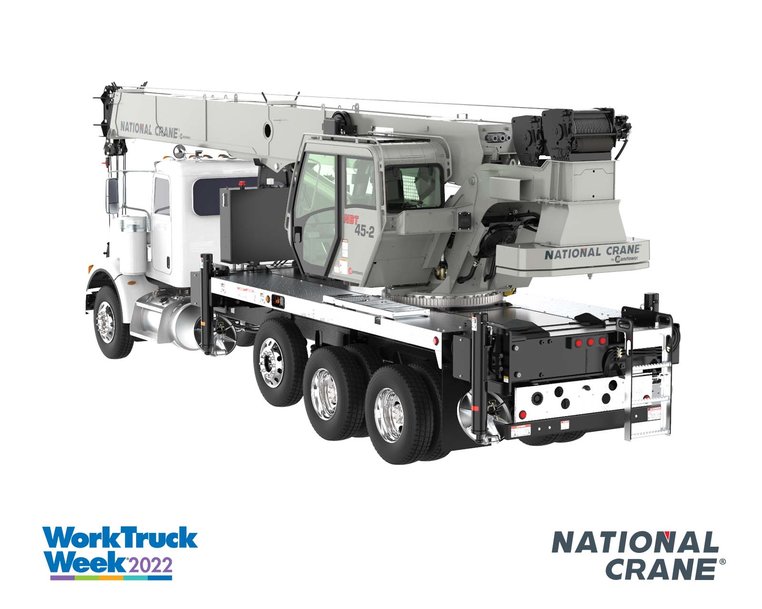 National Crane to display short-configuration NBT45-2 at Work Truck Week 2022